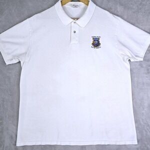 Army 2nd Battalion 19th Infantry Rock Force Mens L Golf Polo Shirt Vintage